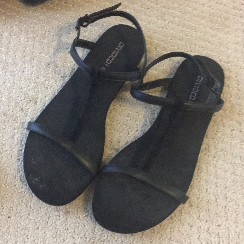 Black sandals